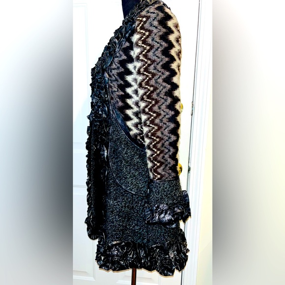 Vintage Dolce Cabo wool blend SweaterCoat - Picture 5 of 12